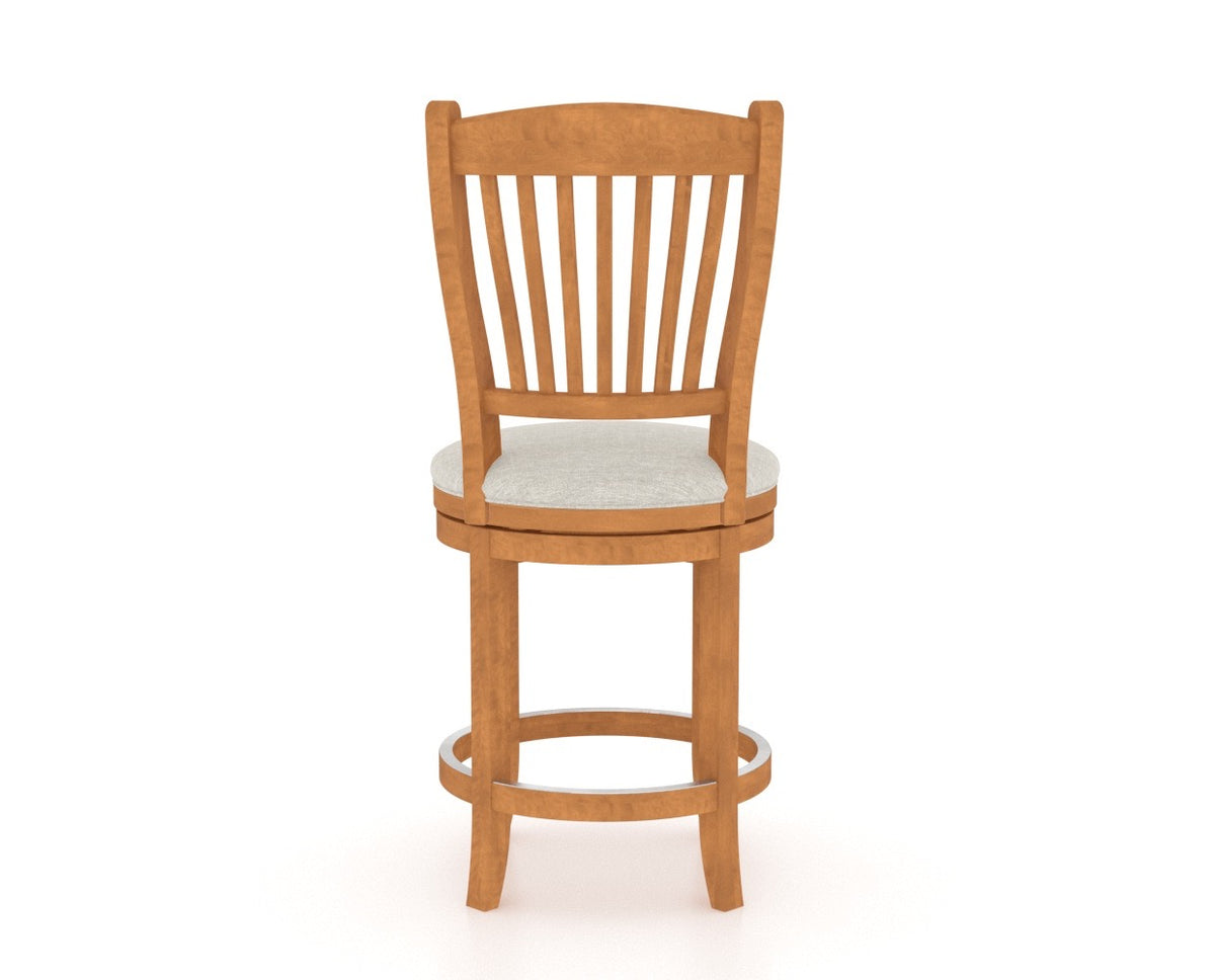 Canadel Core Counter Stool 8232 in Swivel Base, back view