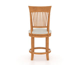 Canadel Upholstered Counter Stool 8270 in Swivel Base, back view