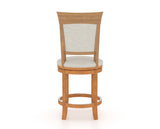 Canadel Upholstered Counter Stool 8274 in Swivel Base, back view