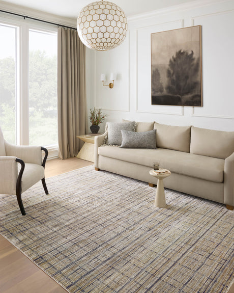 Soho Rug 04 | Pebble / Charcoal