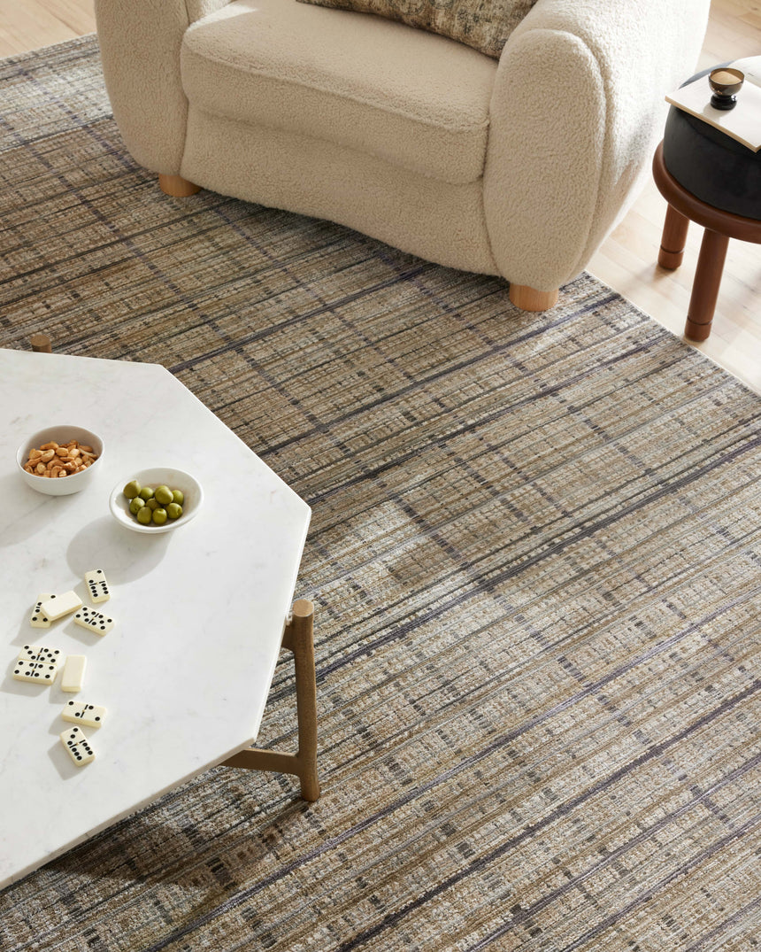 Soho Rug 04 | Pebble / Charcoal