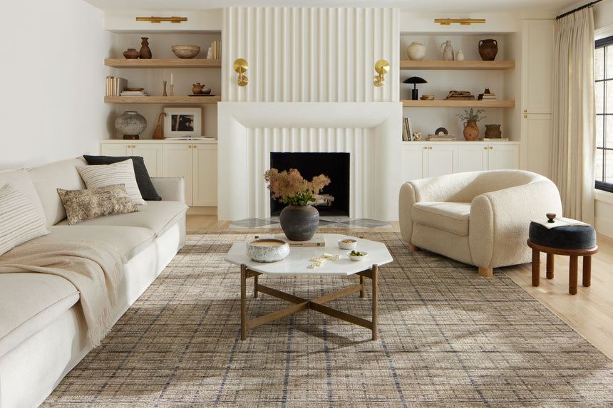 Soho Rug 04 | Pebble / Charcoal