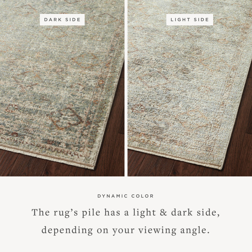 Sonnet Rug 02 | Lagoon / Gold