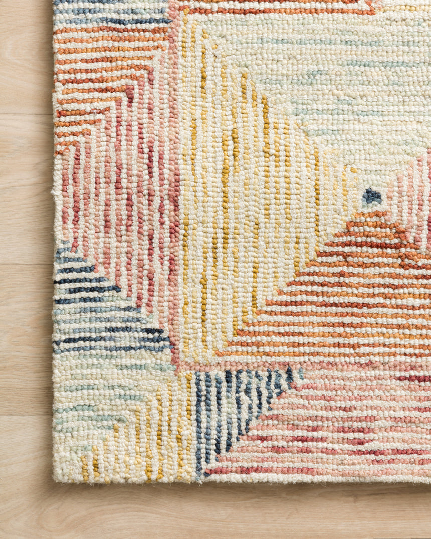 Spectrum Rug 01 | Ivory / Multi