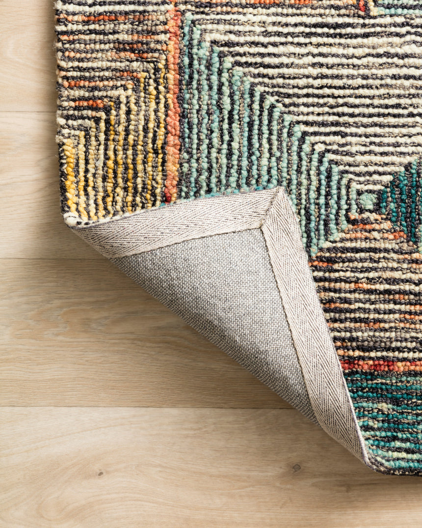 Spectrum Rug 01 | Lagoon / Spice
