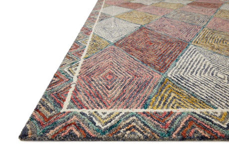 Spectrum Rug 02 | Turquoise / Fiesta