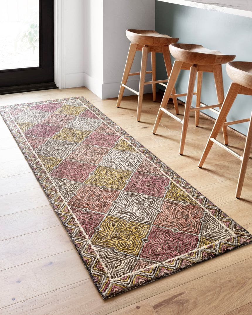 Spectrum Rug 03 | Charcoal / Multi