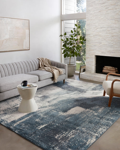 Spirit Rug 04 | Indigo / Ivory