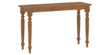 Canadel Accent Sofa Table 1648 in Oak Washed Birch with Matte Finish, three-quarter view
