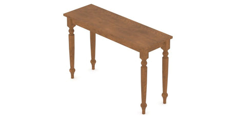 Canadel Accent Sofa Table 1648 in Oak Washed Birch with Matte Finish, view from above