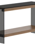 Oak Washed Birch with Matte Finish and SM Smoked Glass | Canadel Accent 1650 Sofa Table | Valley Ridge Furniture