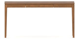 Canadel Accent Sofa Table 1660 DH in Oak Washed Birch with Matte Finish, side view