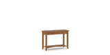 Canadel Living Sofa Table 1846 in Oak Washed, three-quarter view