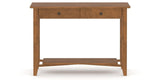 Canadel Accent Sofa Table 1846 in Oak Washed, side view