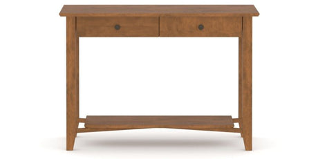 Canadel Accent Sofa Table 1846 in Oak Washed, side view
