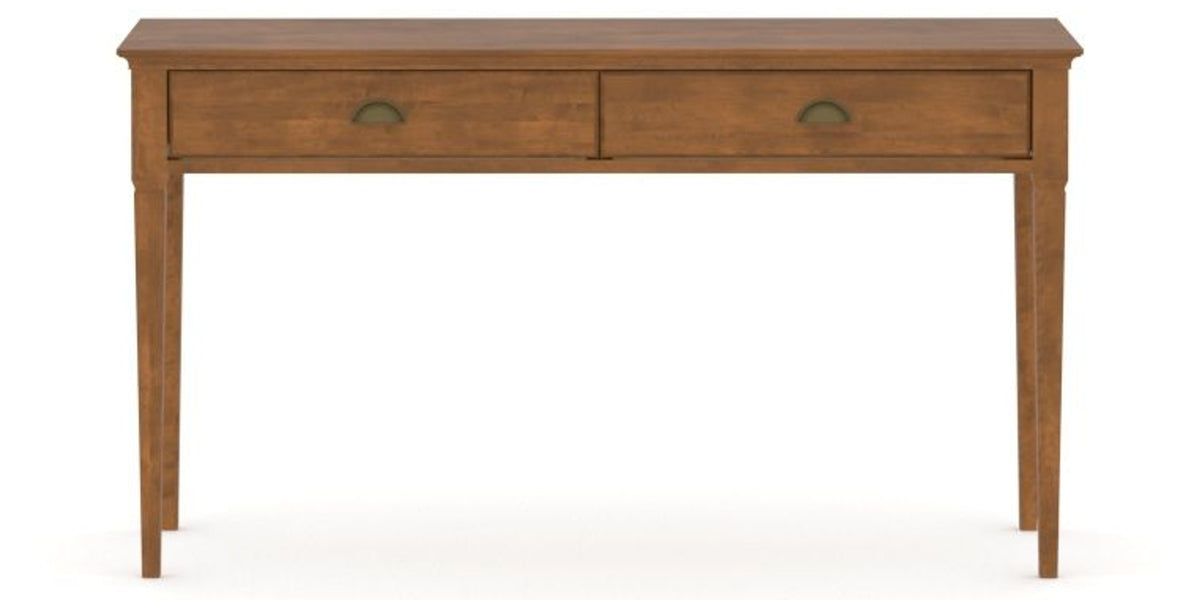 Canadel Accent Sofa Table 1854 in Oak Washed Birch with Matte Finish, side view