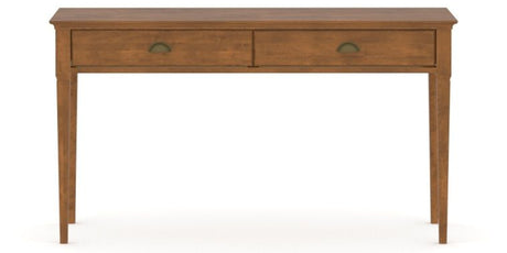 Canadel Accent Sofa Table 1854 in Oak Washed Birch with Matte Finish, side view