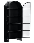 Black Iron with Clear Glass | Breya Cabinet | Valley Ridge Furniture