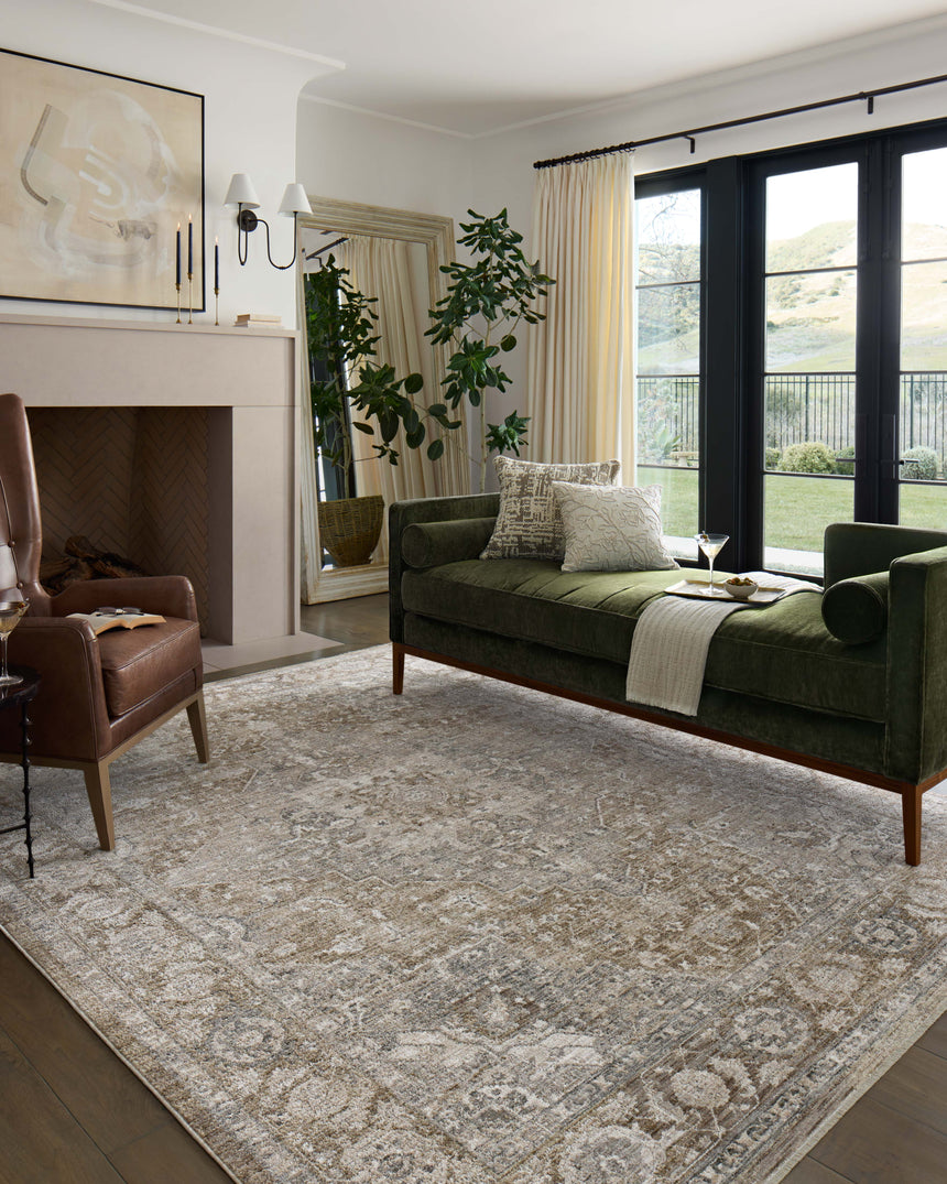 Tabitha Rug 01 | Khaki / Slate