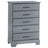Elephant Grey Birch | Taylor 5 Drawer Dresser | Valley Ridge Furniture