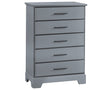 Elephant Grey Birch | Taylor 5 Drawer Dresser | Valley Ridge Furniture