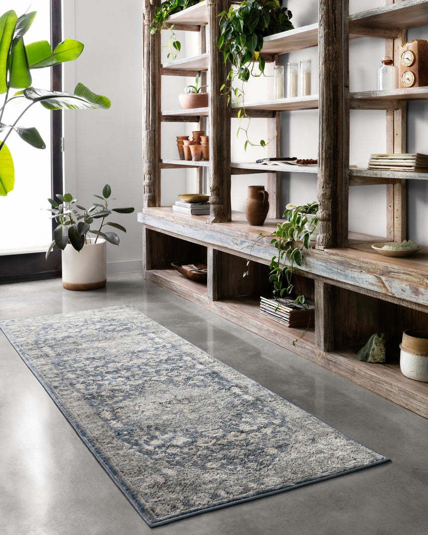 Teagan Rug 01 | Denim / Mist
