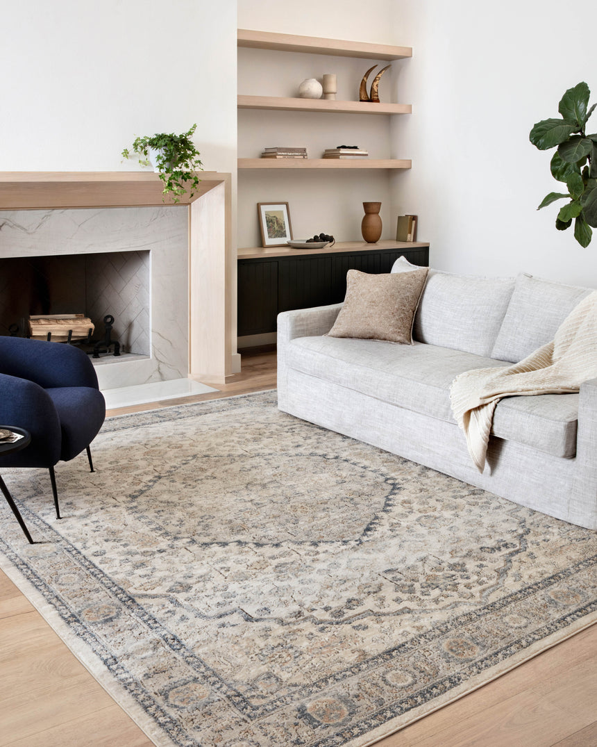 Teagan Rug 01 | Natural / Lt. Grey