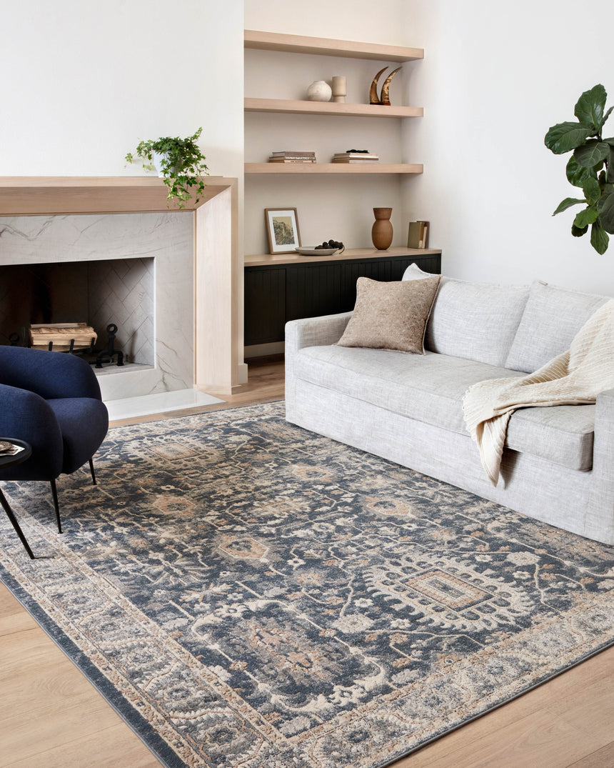 Teagan Rug 03 | Denim / Pebble