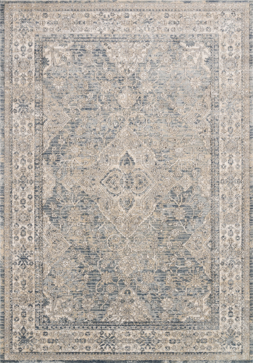 Teagan Rug 04 | Sky / Natural