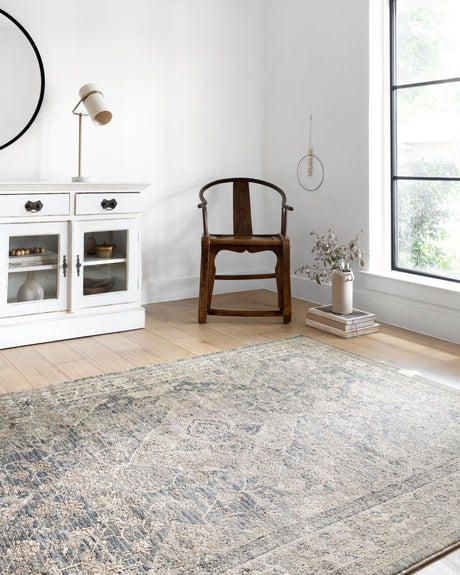 Teagan Rug 04 | Sky / Natural