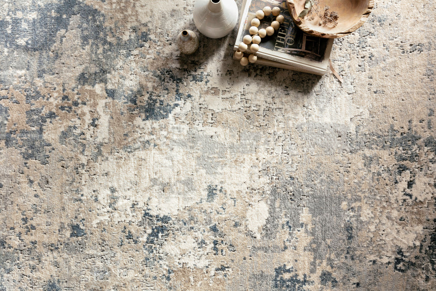 Teagan Rug 07 | Natural / Denim