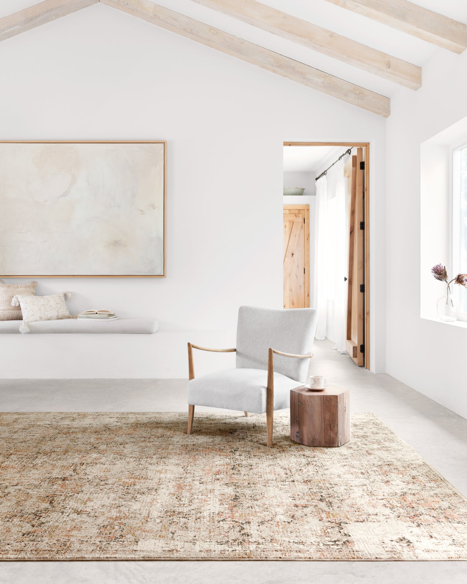 Theia Rug 02 | Taupe / Gold