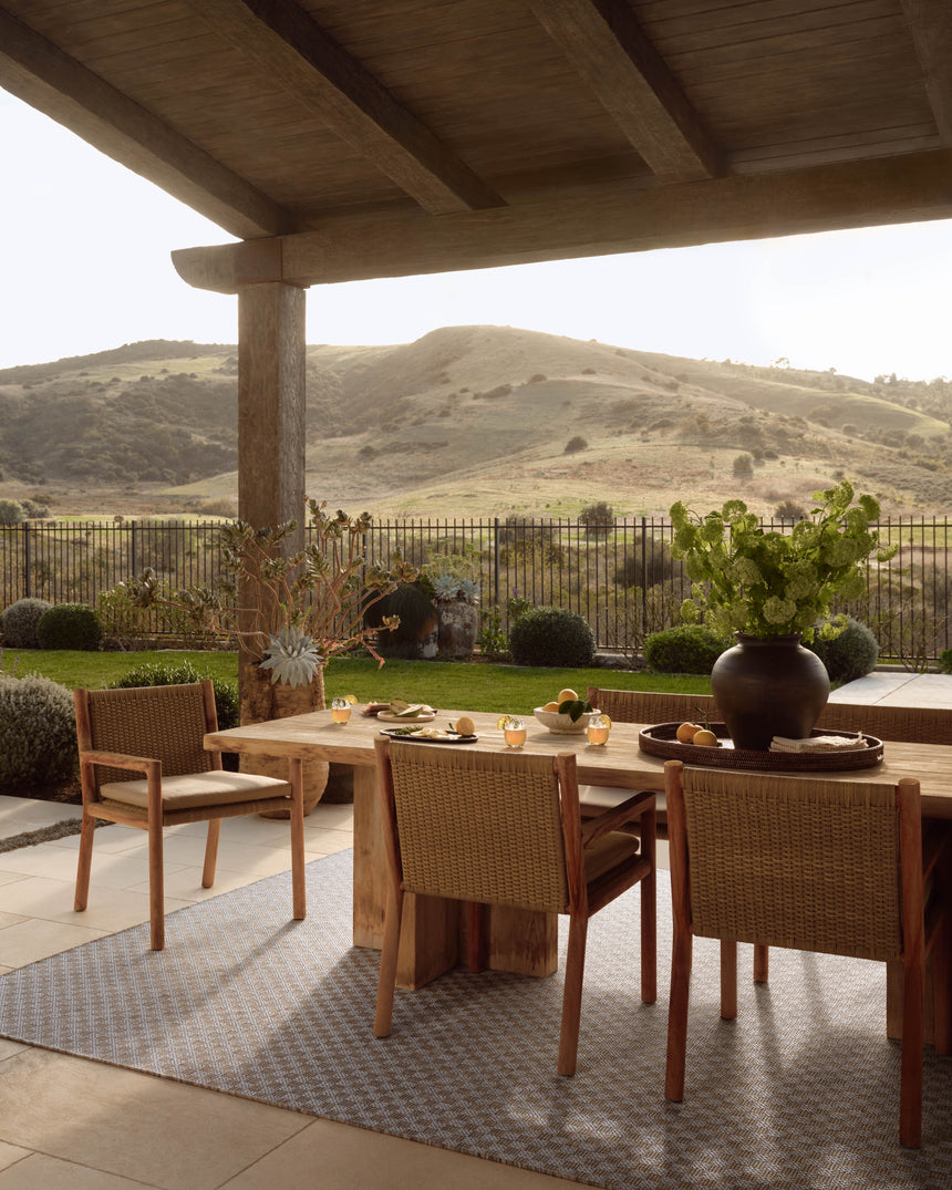 Topanga Rug 02 | Natural / Silver