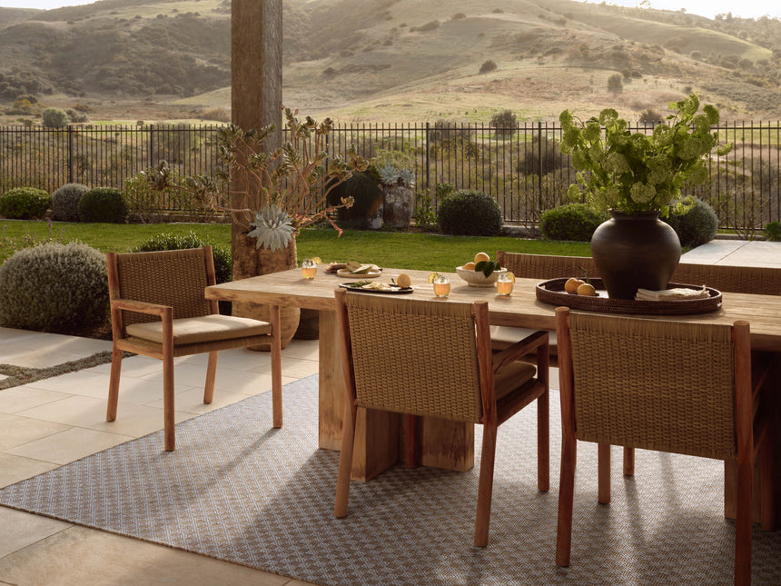 Topanga Rug 02 | Natural / Silver