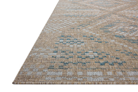 Topanga Rug 04 | Natural / Aqua
