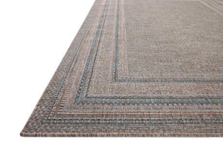 Topanga Rug 05 | Natural / Teal