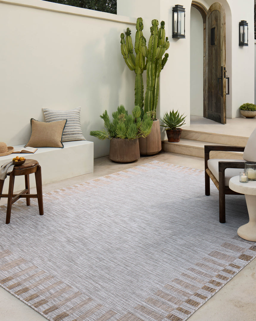 Topanga Rug 08 | Silver / Natural