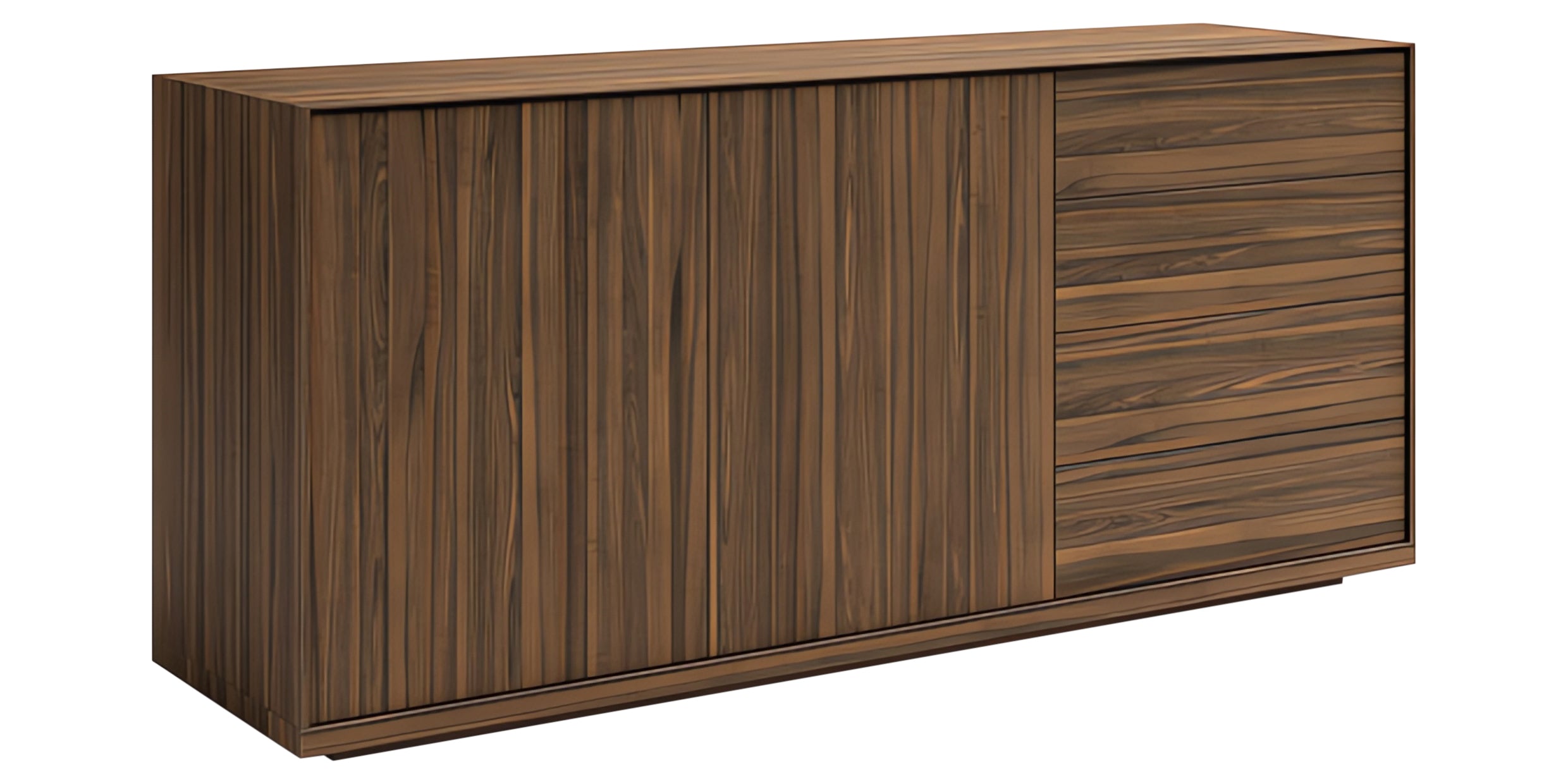 Smoked Walnut | Mobican Torelli Buffet | Valley Ridge Furniture