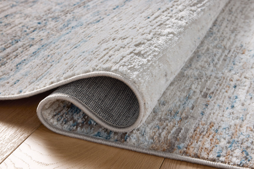 Townes Rug 04 | Ivory / Sky