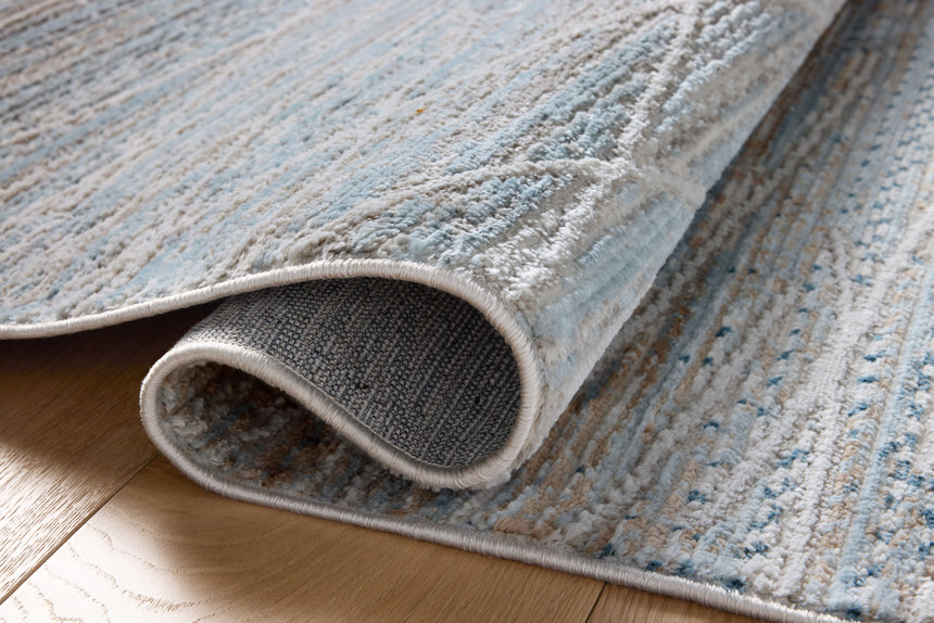 Townes Rug 07 | Natural / Sky