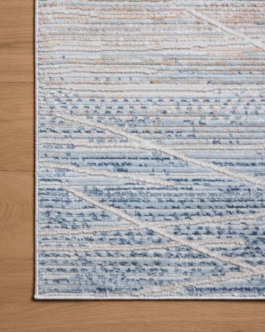 Townes Rug 07 | Natural / Sky