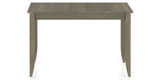 Canadel Side Cut Dining Table in Shadow, side view