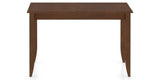 Canadel Side Cut Dining Table in Cognac Washed, side view