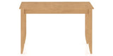 Canadel Side Cut Dining Table in Caramel Washed, side view