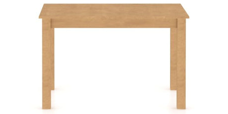 Canadel HD Dining Table in Caramel Washed, side view