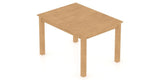 Canadel HD Dining Table in Caramel Washed, view from above