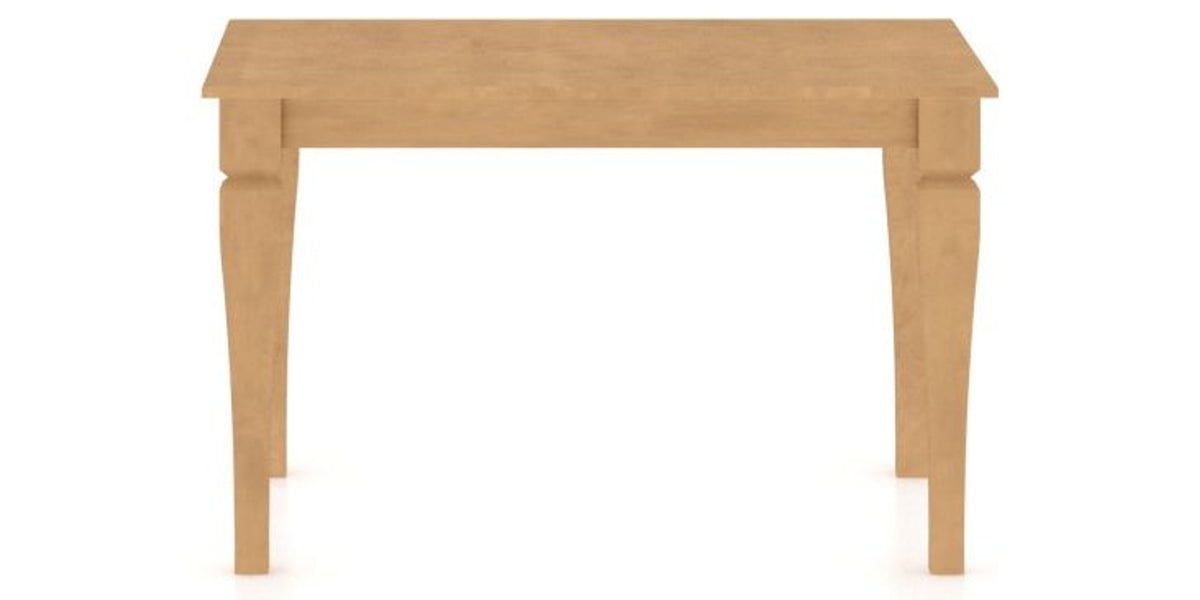 Canadel PB Dining Table in Caramel Washed, side view