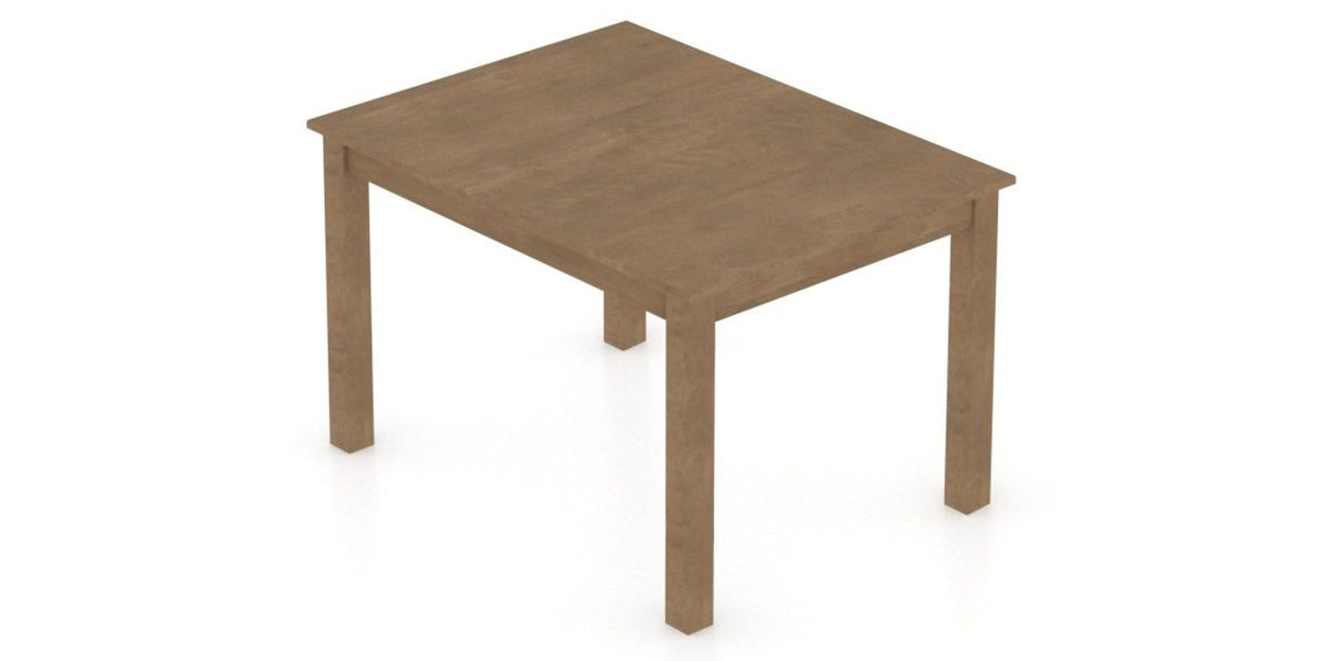 Canadel HD Dining Table in Pecan Washed, view from above