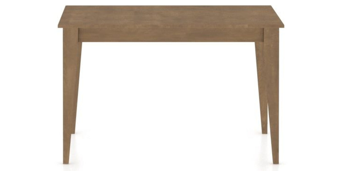 Canadel Pik Dining Table in Pecan Washed, side view
