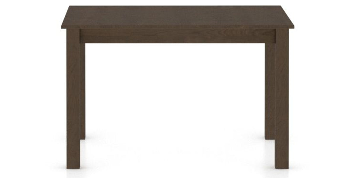 Canadel HD Dining Table in Hazelnut Washed, side view